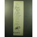 1950 Coty Rouge Tint Makeup Ad - Only Coty has the new Rouge Tint