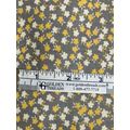 FABRIC Mini Flowers on Gray 2.44 yd #45b