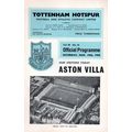 1965/66 Tottenham Hotspur / Spurs vs Aston Vill...