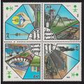 Saudi Arabia Fifth Five Year Plan 4v Block of 4...