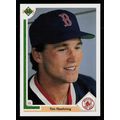 (5) Tim Naehring 1991 Upper Deck #527 Boston Re...