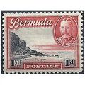 Bermuda 1936 SG99 1d Black & Scarlet.Mounted Mint