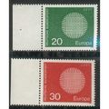Germany 1969 - SG1520-21 - Europa - "Flaming Su...