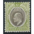Southern Nigeria 1905 SG26 4d Grey-Black & Oliv...