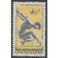 Mi 1316: 40 h. black/yellow 15th World Gymnasti...