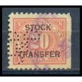Used RD6 20c Stock Transfer Very Fine WA2379
