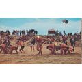Sunset On Ayers Rock Aborigine Australia Postcard