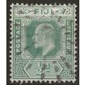 Fiji 1903 SG104 1/2d Green & Pale Green Wmk Cro...