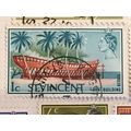 St Vincent 1965 1c Boat Building Bequia Used SG...