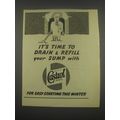 1949 Castrol Motor Oil Ad - It's time to drain & refill your sump with Castrol