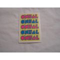 1991 Champs Hi Flyers STICKER-O'NEAL