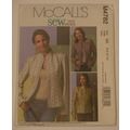 McCalls Sewing Pattern # M4782 Misses Lined Jac...