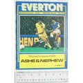 1979 programme Everton v. Aston Villa