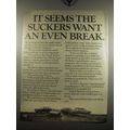 1970 Volvo Cars Ad - It seems the suckers want an even break