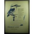 1957 Orient Line Cruise Advertisement