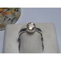3/4ct Natural 6.0mm Round Bezel Sterling Silver...