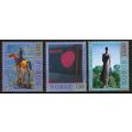 1998 Norway - Contemporary Art set of 3 - Sc# 1...