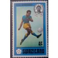 Swaziland QEII 1976 FIFA 4c Footballer Shooting...