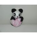 Hand Crafted Anime Panda needle felt 15cm's bra...