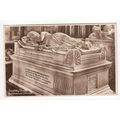 Boothby Tomb at Ashbourne Church Postcard Derby...