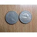 1988 Queen Elizabeth ll 5 Cents Canada Coin