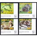 Ivory Coast WWF Speckle-throated Otter 4v IMPER...
