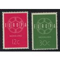 Netherlands Keychain Europa 2v 1959 MNH SG#882-883