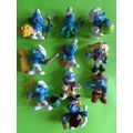 Job lot of 10 smurfs banjo cowgirl smurfette ap...