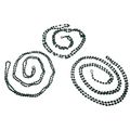 Three Antique Victorian Black Faceted French Je...