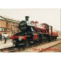 Railway Photo LMS Ivatt 2MT 6441 CREWE WORKS 19...