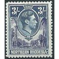 Northern Rhodesia 1938 SG42 3/- Violet & Blue M...