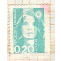 France 1990 - 0.20f green - Marianne - used
