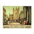 Advertising GWR BATH Postcard (Mayfair BB 730)