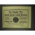 1908 New Jersey Central Railroad Ad - The Popul...