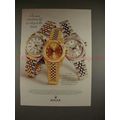 1998 Rolex Lady Datejust & Oyster Perpetual Watch Ad!