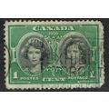 Canada 1939 Royal Visit 1c Black and Green SG37...