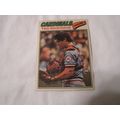 Ted Simmons 1977 Topps CLOTH STICKER NO. 43
