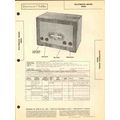 WATTERSON model 4800 6 tube AM FM radio receive...