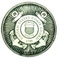United States Coast Guard Seal Grey Fridge Magnet