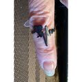Stainless Steel Black Coated Heat Beat Ring Siz...