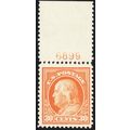 420, Mint VF NH 30¢ PL# - Post Office Fresh Sta...