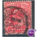 GB stamps 1902-10 KEV11 - 1d SG219 London 76