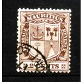 MAURITIUS 1910 SG182 2c BROWN FINE USED #4
