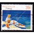 Australia 1989 Sport 39c Fishing Used Stamp