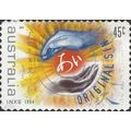 AUSTRALIA, Rock & Pop Music, INXS, blue & yellow 2001, 45c