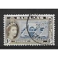 BAHAMAS 1954 1s ULTRAMARINE AND OLIVE BLACK YAC...