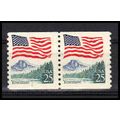 2280 25c U.S. Flag Fine MNH CNP Left 1 PA1069