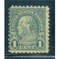 Used 581 1c Benjamin Franklin Average A16313