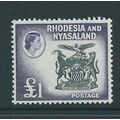 rhodesia and nyasaland sg31 sg 31 hm