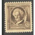 863 10c Samuel Clemens Just Clears MNH GA0077